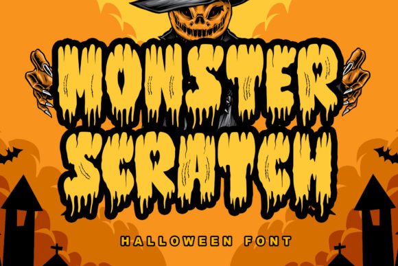 Monster Scratch Font - Featured Image