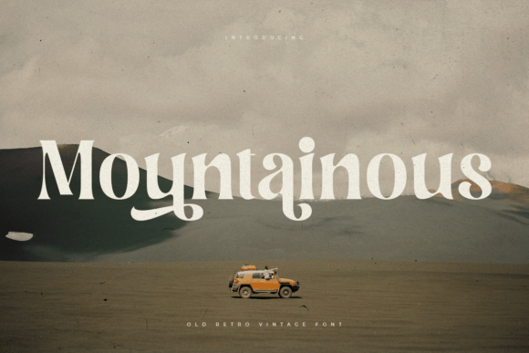 Montainous Font - Featured Image