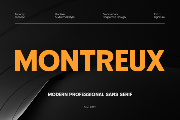 Montreux Font - Featured Image