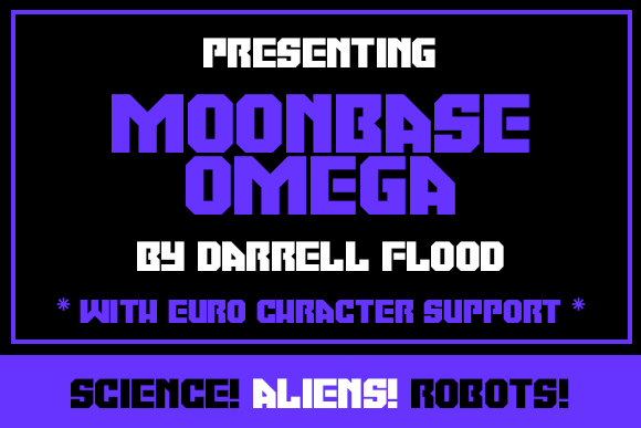 Moonbase Omega Font - Featured Image