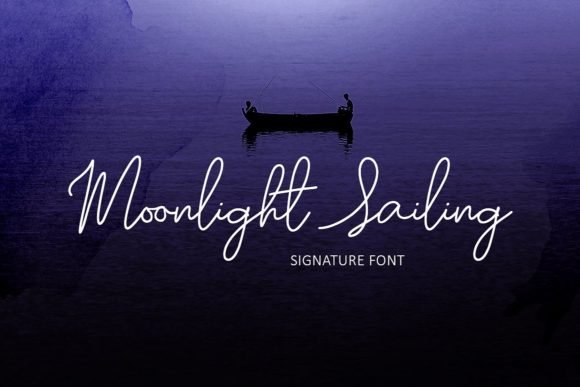 Moonlight Sailing Script Font - Featured Image
