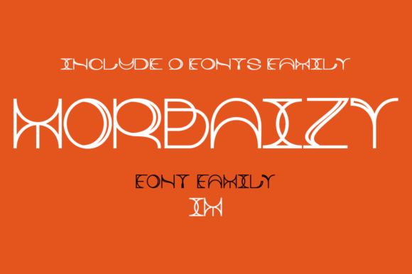 Morbaizy Family Font - Featured Image
