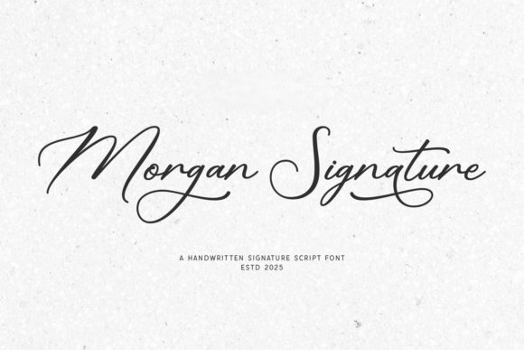 Morgan Signature Font - Featured Image