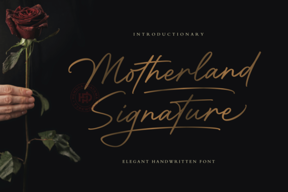 Motherland Signature Font - Featured Image