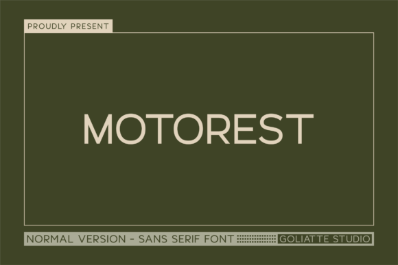Motorest Font - Featured Image
