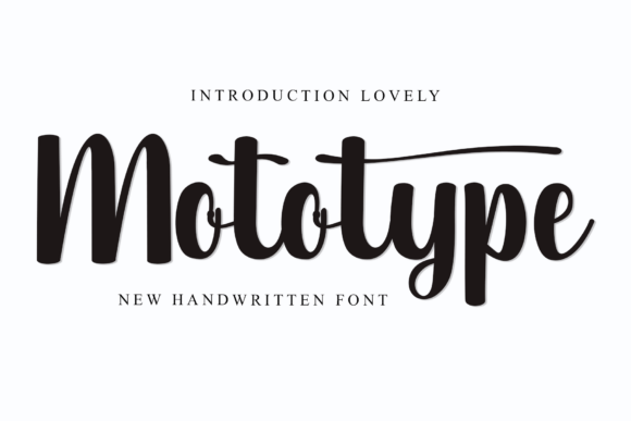 Mototype Font - Featured Image
