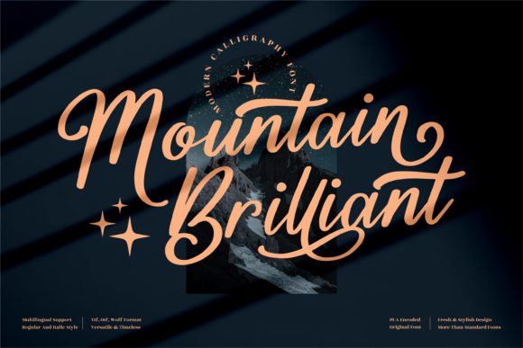 Mountain Brilliant Font - Featured Image