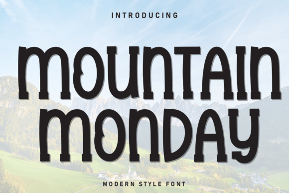 Mountain Monday Font - Featured Image