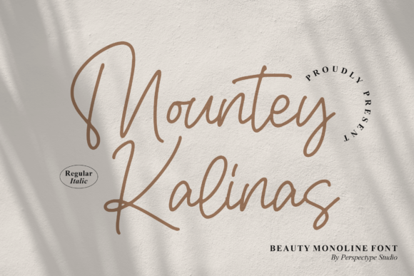 Mountey Kalinas Font - Featured Image