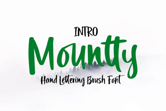 Mountty Font - Featured Image
