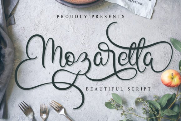 Mozarella Font - Featured Image