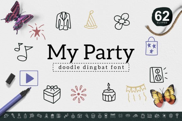 My Party Font - Featured Image