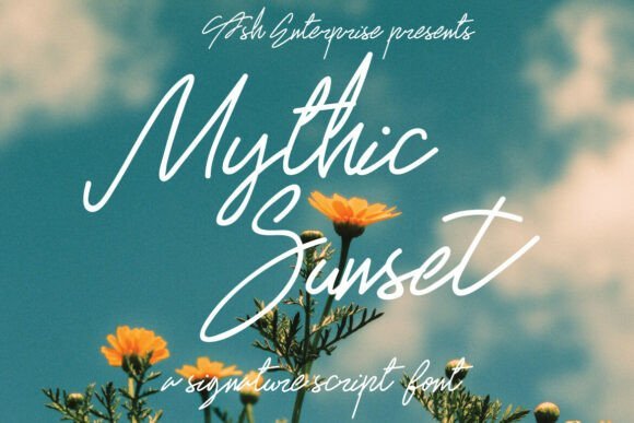Mythic Sunset Font - Featured Image