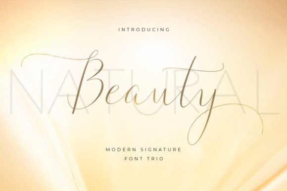 Natural Beauty Duo Font - Featured Image