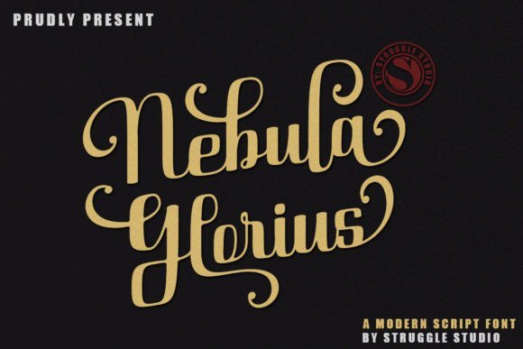 Nebula Glorius Font - Featured Image