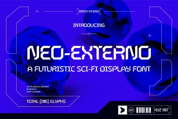 Neo-externo Font - Featured Image