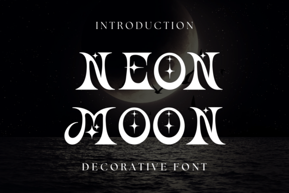 Neon Moon Font - Featured Image