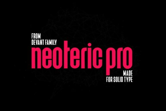 Neoteric Pro Font - Featured Image