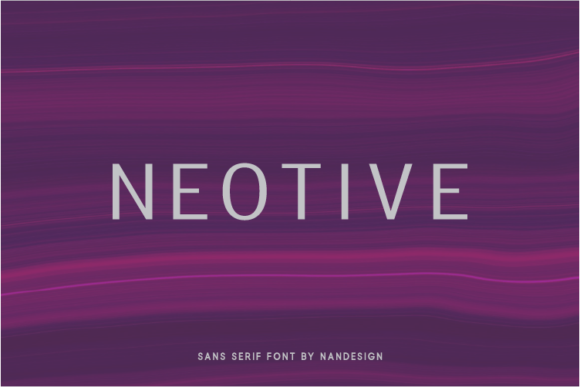 Neotive Font - Featured Image