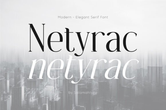 Netyrac Font - Featured Image
