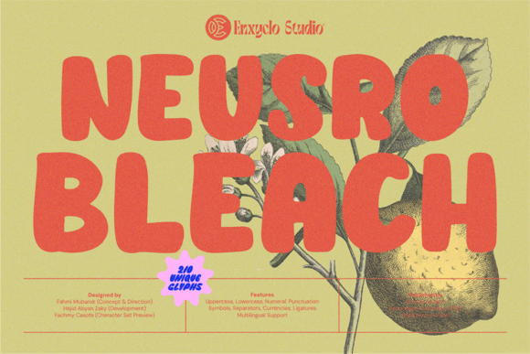 Neusro Bleach Font - Featured Image