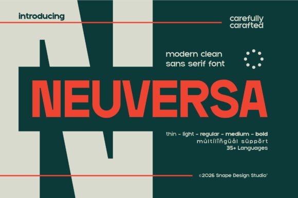 Neuversa Font - Featured Image