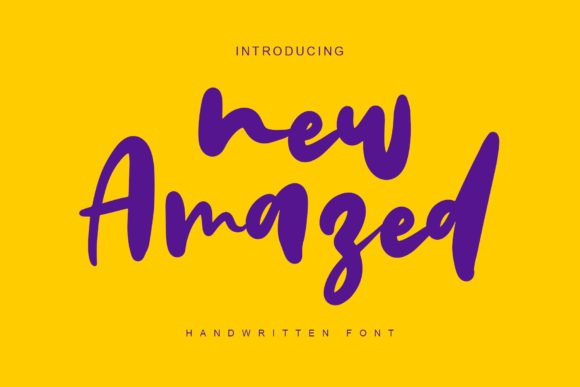New Amazed Font - Featured Image