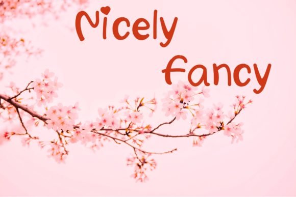 Nicely Fancy Font - Featured Image