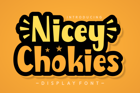 Nicey Chokies Font - Featured Image