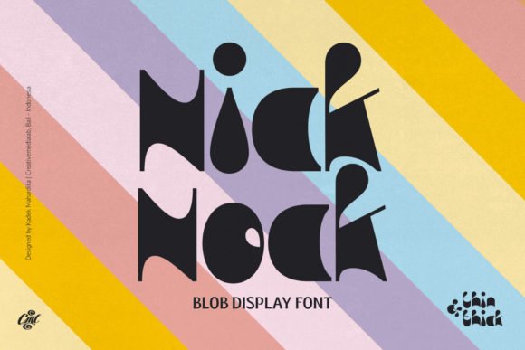 Nick Nock Font - Featured Image