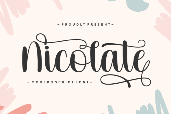 Nicolate Font - Featured Image