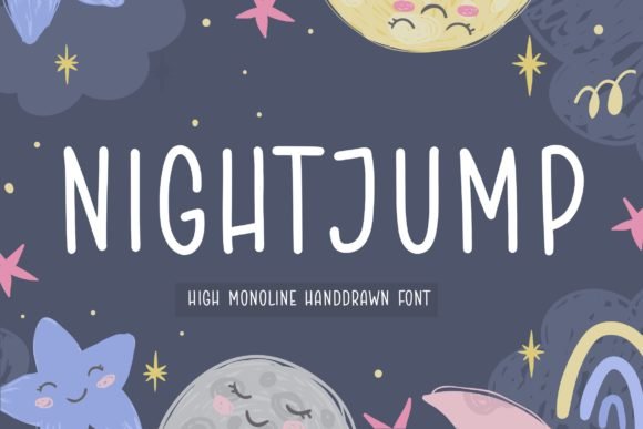 Night Jump Font - Featured Image