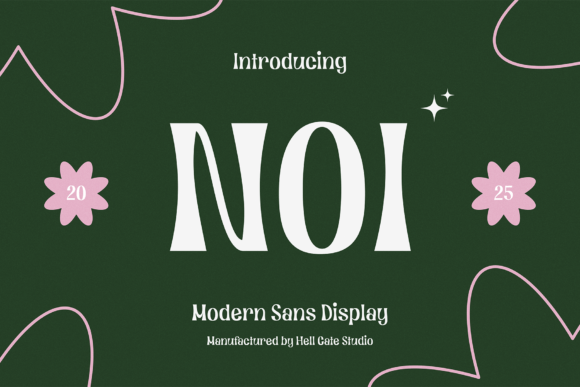 Noi Modern Sans Display Font - Featured Image