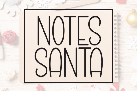 Notes Santa Font - Featured Image