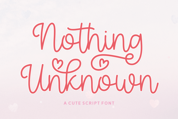 Nothing Unknown Font - Featured Image