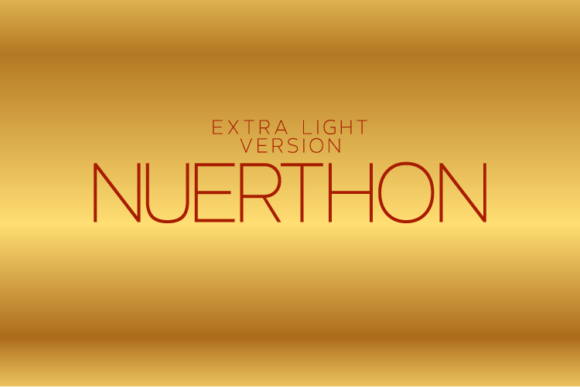Nuerthon Extra Light Font - Featured Image