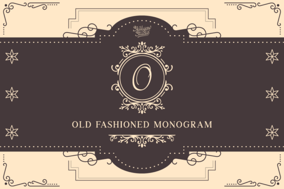 Old Fashioned Monogram Font - Featured Image