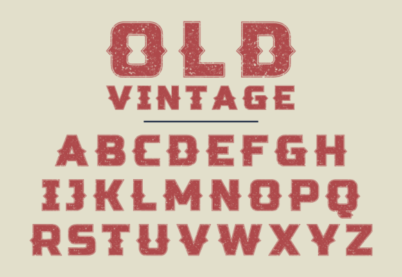 Old Vintage Font - Featured Image