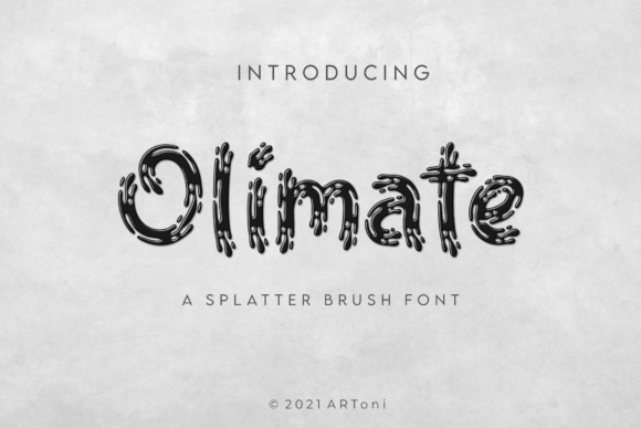 Olimate Font - Featured Image