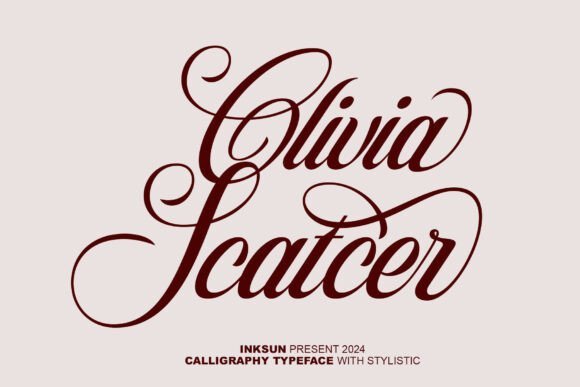Olivia Scatcer Font Font - Featured Image