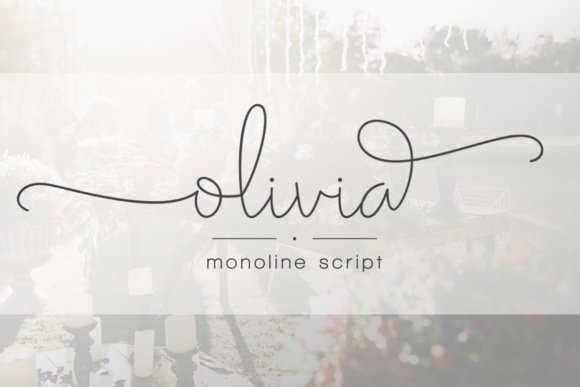 Olivia Script Font - Featured Image