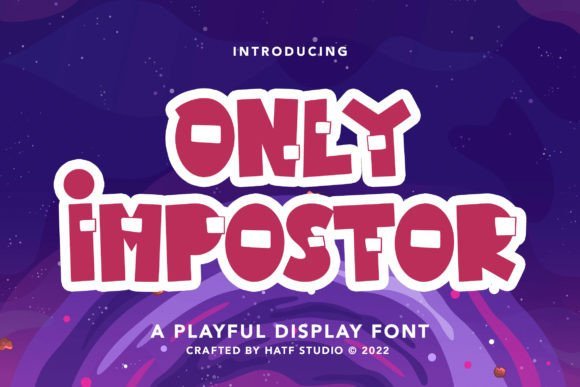 Only Impostor Font - Featured Image