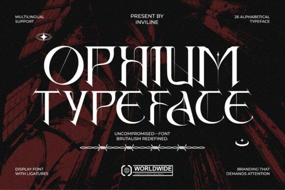 Ophium Font - Featured Image