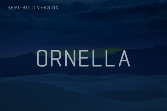 Ornella Semi-Bold Font - Featured Image