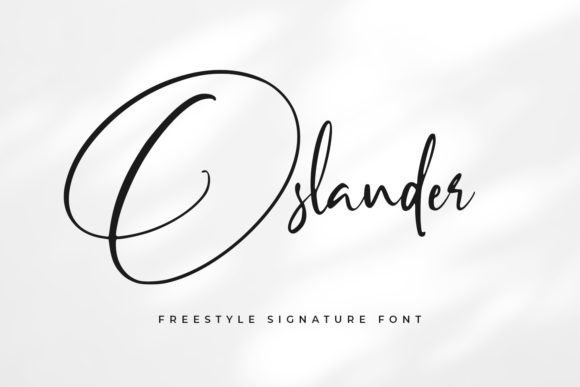 Oslander Font - Featured Image