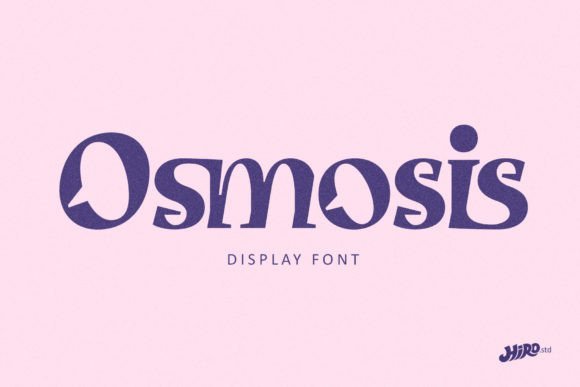 Osmosis Font - Featured Image