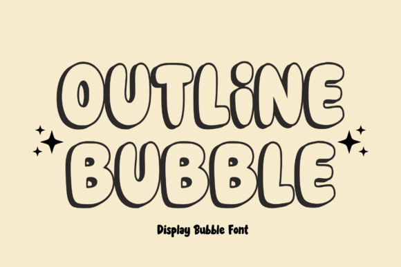 Outline Bubble Font - Featured Image