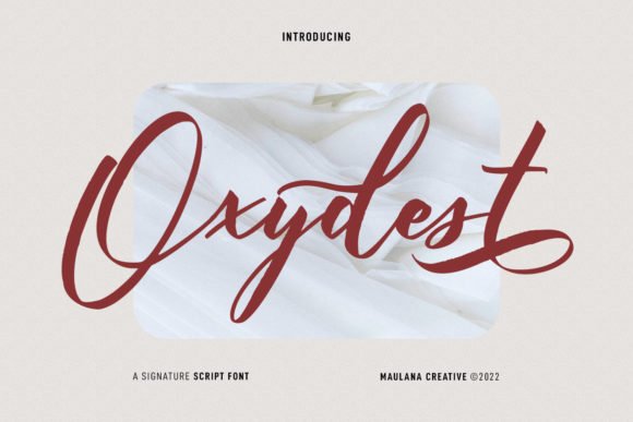 Oxydest Font - Featured Image