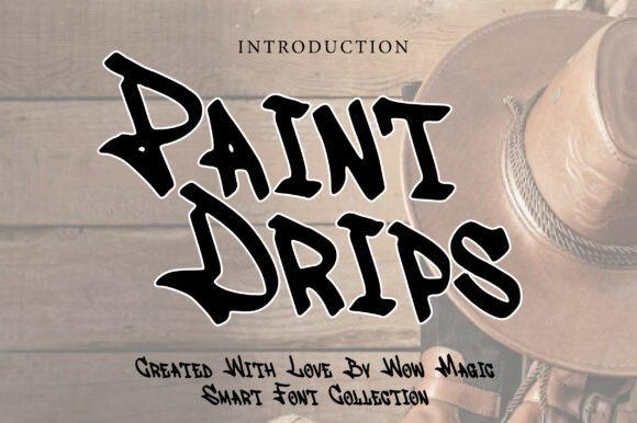 Paint Drips Font - Featured Image