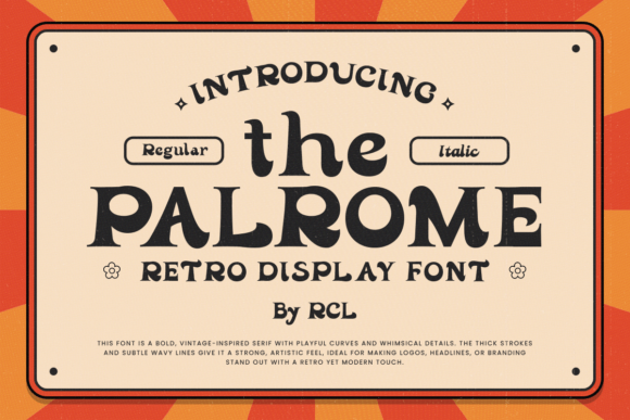 Palrome Font - Featured Image